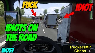 IDIOTS ON THE ROAD 057  Euro Truck Simulator 2  Funny moments ETS2 Multiplayer ets2 truckersmp [upl. by Malca]