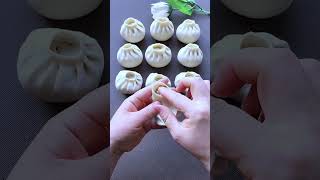 Basic Dumplings Folding Tutorial dumplings food shorts viral trending [upl. by Starlene]