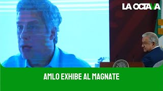 AMLO se BURLA de CLAUDIO X GONZÁLEZ MAGNATE FESTEJA CAÍDA de POPULARIDAD del PRESIDENTE [upl. by Auqinu]