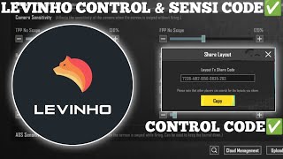 2024 LEVINHO SENSITIVITY SETTINGS  LEVINHO CONTROL CODE  levinho 5 finger CONTROL ZONE [upl. by Wachter340]