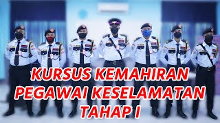 KURSUS KEMAHIRAN PEGAWAI KESELAMATAN TAHAP 1  SECURIDO GUARD SERVICES SDN BHD [upl. by Anivas153]