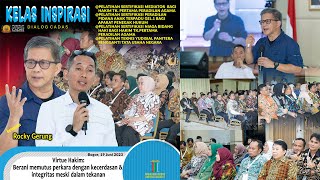 ROCKY GERUNG  KELAS INSPIRATIF  PUSDIKLAT TEKNIS PERADILAN  MAHKAMAH AGUNG CORPORATE UNIVERSITY [upl. by Coumas]