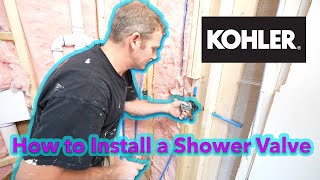 Kohler Shower Valve Installation Tips shower plumbing diy [upl. by Adnuhsed906]