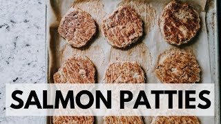 Keto amp Paleo Salmon Patties  Quick amp Easy Ketotarian Recipe [upl. by Ardeid719]