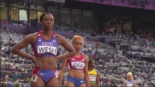 Womens 400m Heats  Full Heats  London 2012 Olympics [upl. by Ahseyt953]