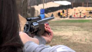 Kay Shooting The Rossi Taurus Circuit Judge RifleShotgun [upl. by Ahserb767]