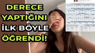 YKS 2023TE DERECE YAPTIĞINI ÖĞRENİYOR❗️yks [upl. by Eittik]