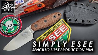 ESEE Sencillo First Look The quotSimplest ESEEquot in the Lineup [upl. by Nylrak320]