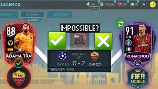 How to win Roma 20 down  Hardest match in FIFA Mobile 20 Claiming Romagnoli  very lucky packs [upl. by Anaujahs]