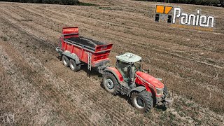 🚜  COMPOST SPREADING with agrisud3145  👨🏻‍🌾 Panien UW218 Expert Isobus [upl. by Niltiak]