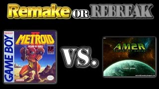 ROR Metroid II Return of Samus Vs Another Metroid 2 Remake [upl. by Dera]