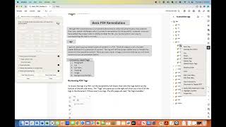 Basic PDF Remediation Part Two Manual Tagging Method [upl. by Arinayed]