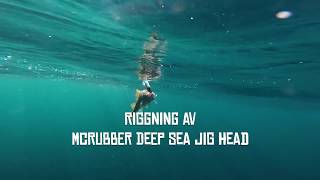 How to rig  Rigga En BigMcrubber med Deep Sea McRubber Heads och Stinger Tackle [upl. by Creamer]