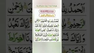 Surah Al Fatiha ❤️ beautiful recitation shorts quran surah imaneafshaan [upl. by Notlek]