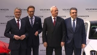 Jahrespressekonferenz der VW AG  Vertonter Beitrag [upl. by Ayim306]