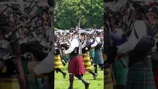 Bagpipe Band Marching bagpipes marchingband parade scottish [upl. by Yenial]