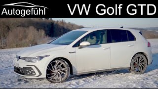 allnew VW Golf GTD FULL REVIEW 2021 Golf 8 performance Diesel [upl. by Atinar]