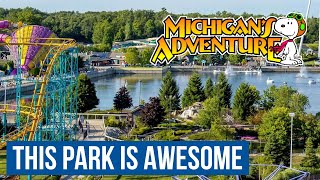 Shivering Timbers at Michigan’s Adventure in Muskegon MI [upl. by Demitria]