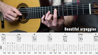 Beautiful Arpeggios for Fingerstyle Guitar [upl. by Ymmat168]