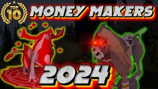 Top 10 money makers in 2024  Old School Runescape [upl. by Kristyn]