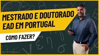 Mestrado e Doutorado a Distância em Portugal [upl. by Anelat]