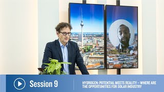 RTEU23  Session 9  Hydrogen Potential meets reality – opportunities for solar industry [upl. by Atiekan]