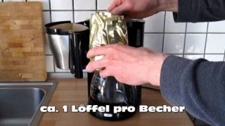 Kaffee kochen  ganz einfach Philips HD756620 [upl. by Aknayirp]