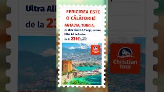 Vacanta Turcia  Antalya  Christian Tour [upl. by Nohsad616]