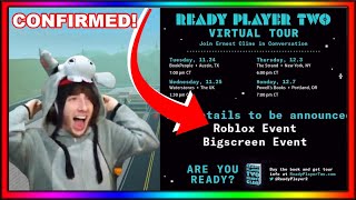 ROBLOX READY PLAYER 2 EVENT CONFIRMED KreekCrafts Reaction [upl. by Viole]