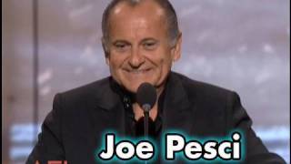 Joe Pesci Salutes Robert De Niro at AFI Life Achievement Award [upl. by Ornas]