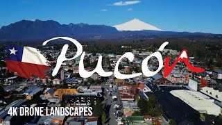 Pucon desde un dron 4K cinematic footage 2024 [upl. by Asyen]