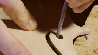 The birth of a violin fhole some insights [upl. by Hazeghi]