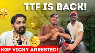 ❤️TTF is comeback🔥￼ 🥺KGF Vicky arrested😭 Aj Squad [upl. by Dlaregztif]