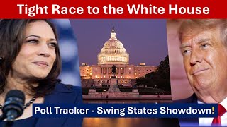 US Election 2024 Poll Tracker  Kamala Harris vs Donald Trump in a Tight White House Race [upl. by Leirum]