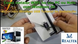 Adaptador Wireless não funciona Windows 11 SOLUÇÂO [upl. by Airdnax]