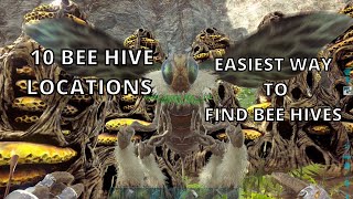 10 Bee Hive locations on the Lost Island Special ability to easily find Bees Ark Survival Evolved [upl. by Hrutkay325]