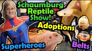 Attending a BIG Illinois Reptile Show Schaumburg NARBC 2023 [upl. by Nnaerb]