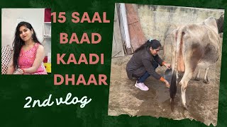 15 saal baad kaadi dhaar…2nd vlog maayike me 2nd day vlogs masti travel village gunjan [upl. by Nymrak]