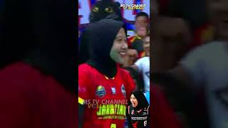 NGAKAK😂DILEDEKIN SUPORTER JABAR MEGAWATI MALAH ASIK JOGET [upl. by Ahtelra]