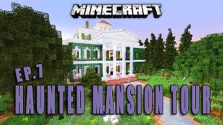 Minecraft Haunted Mansion Tour Halloween Build Part 6 [upl. by Asinla394]