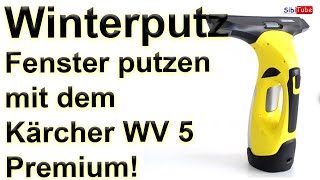 Richtig Fensterputzen mit dem Kärcher WV5 Premium [upl. by Hollah297]