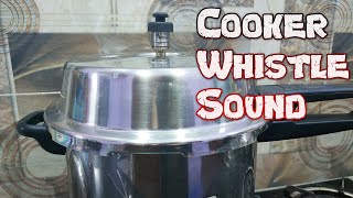 Cooker Whistle Sound  Cooker Sound  Pressure Cooker Whistle [upl. by Eidnar]