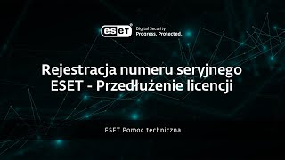 Rejestracja numeru seryjnego ESET  Przedłużenie licencji  2014 [upl. by Kiersten483]