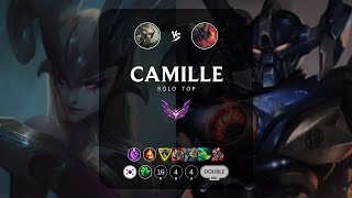 Camille Top vs Aatrox  KR Master Patch 1324 [upl. by Esiuqcaj]