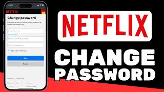 How To Change Password on Netflix SUPER EASY [upl. by Redep874]