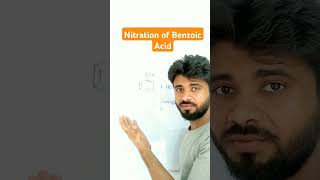 Nitration of Benzoic Acid Class 12shortschemistry [upl. by Eicats]