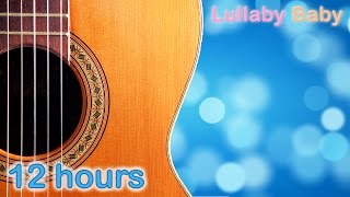 ☆ 12 HOURS ☆ Relaxing GUITAR Music amp OCEAN Sounds ♫ ☆ NO ADS ☆ Peaceful Acoustic Guitar Sleep Music [upl. by Enos]