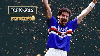 Gianluca Vialli  Top 10 Gols [upl. by Annalla287]