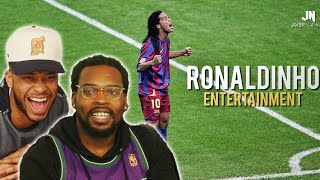 Americans React to Ronaldinho  Footballs Greatest Entertainment [upl. by Benil]