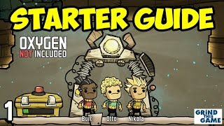 Oxygen Not Included  Tutorial Guide 1 [upl. by Yadroc]